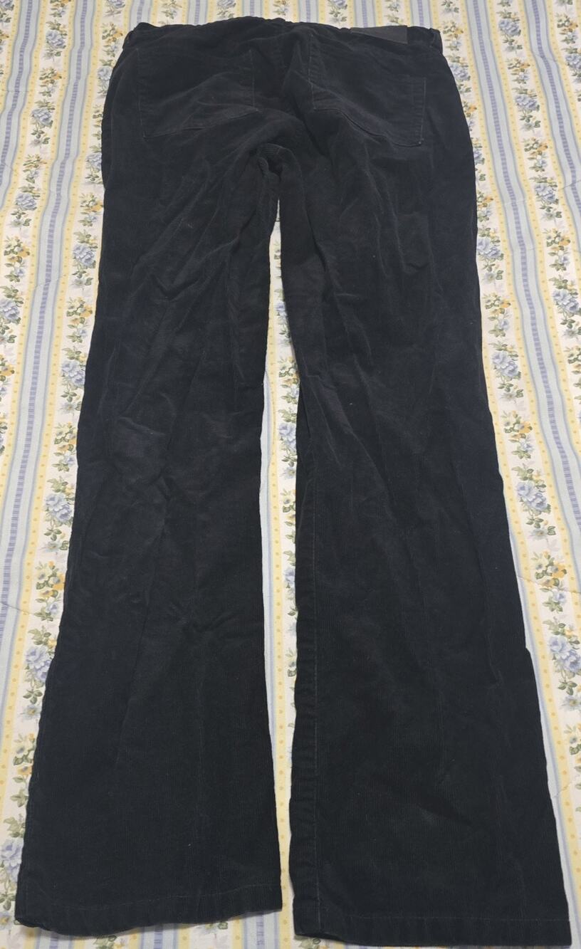 Lauren Jeans Co Ralph Lauren Corduroy 32×31 Pants Womens Black Size 8